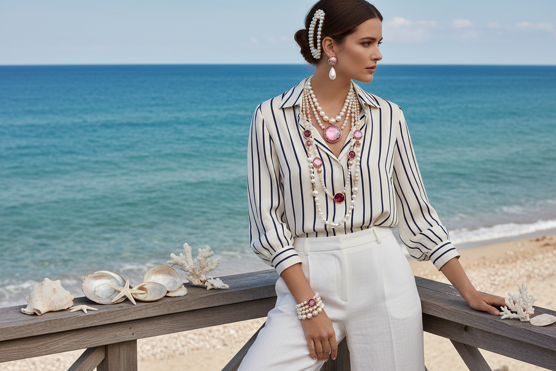 Maritime Styling-Tipps: So kombinierst du Perlenschmuck im Winter - Perle-Ahoi