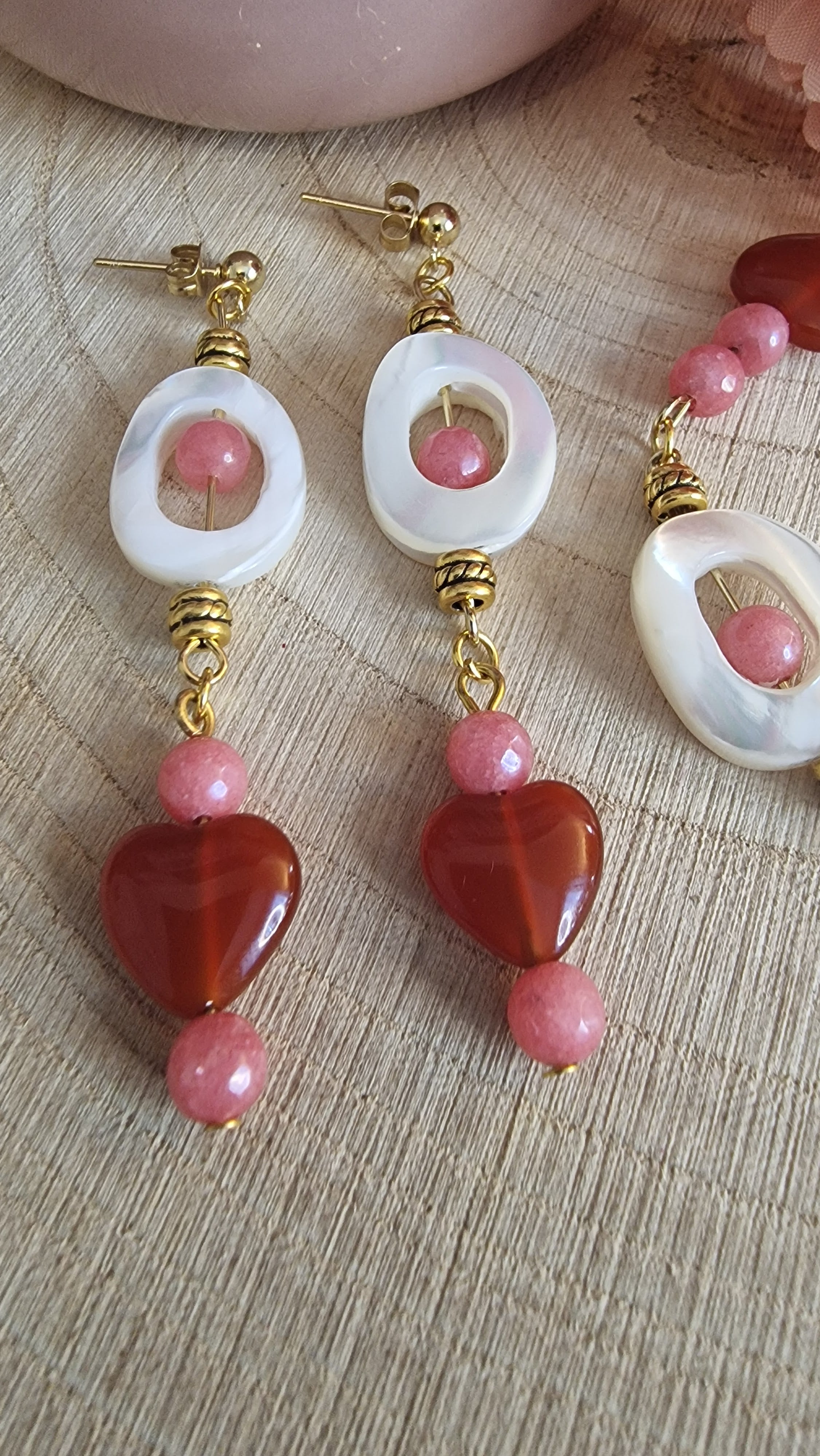 Dahlia Rose – Armband & Ohrringe Set