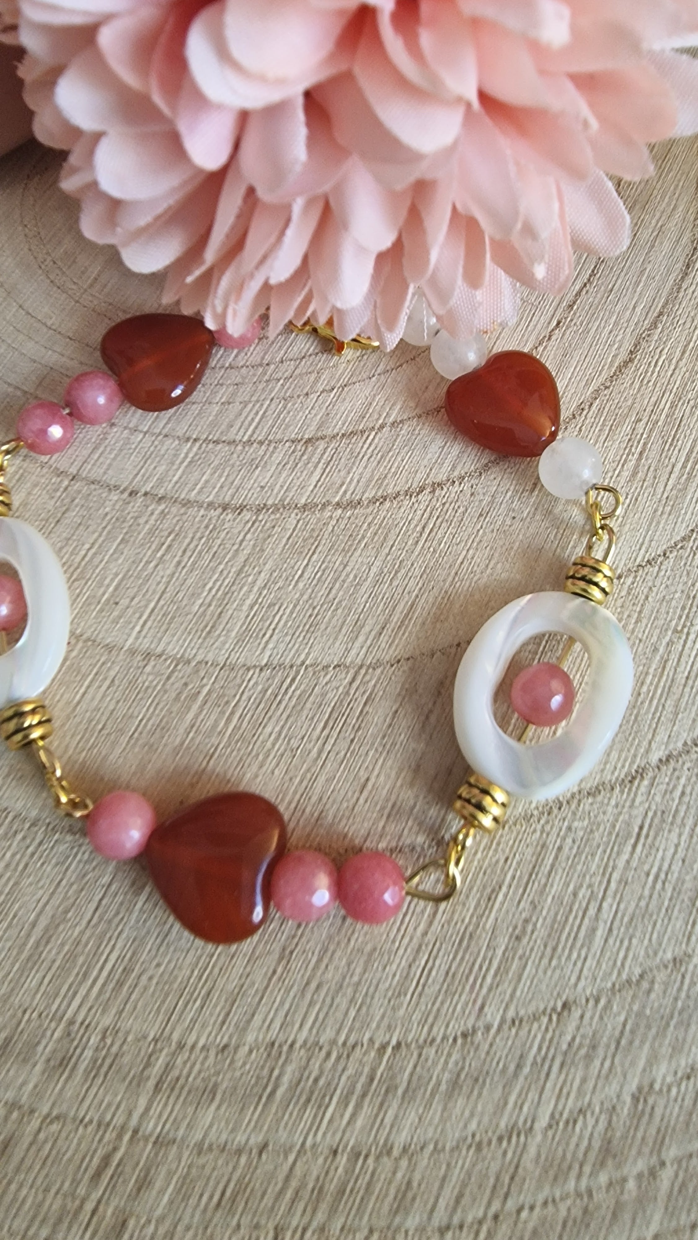 Dahlia Rose – Armband & Ohrringe Set