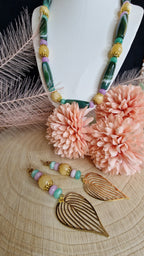 Achat & Jade Set – Flatlay Ansicht