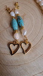 Schmuckset Ohrringe Perle Ahoi