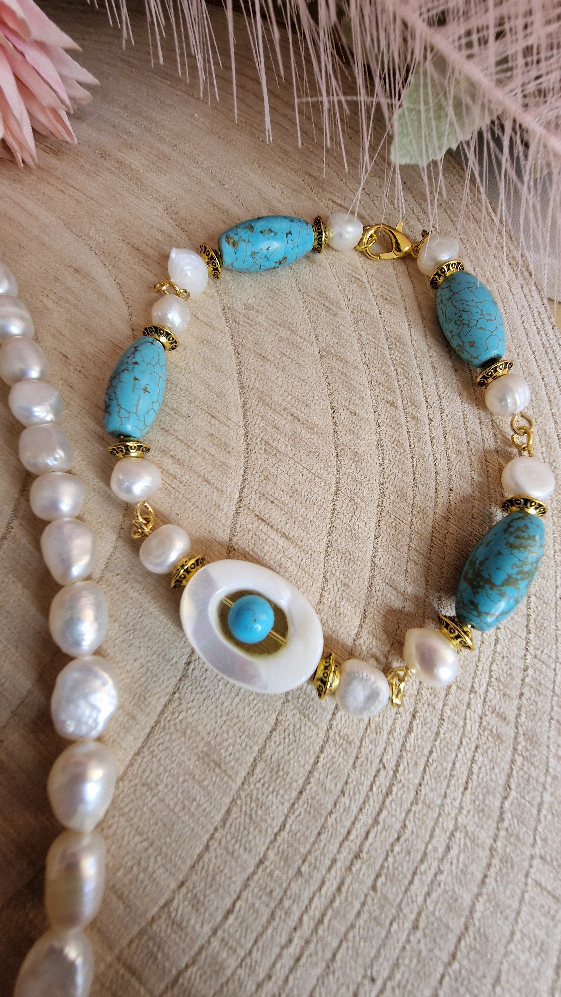 Schmuckset Armband Perle Ahoi