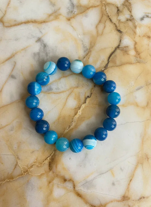 Blue Achat - Perle-Ahoi