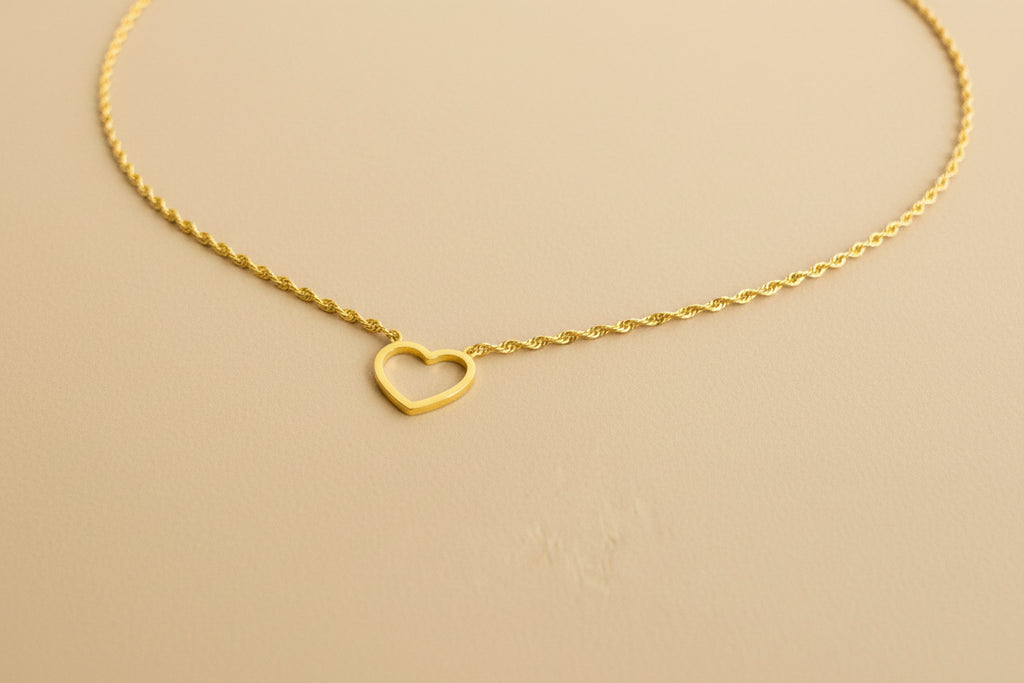 Kette mit Herzanhänger 