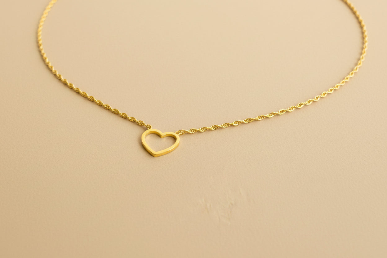 Kette mit Herzanhänger 